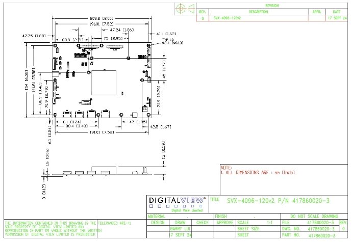 Digital View svx-4096v2 dimensions