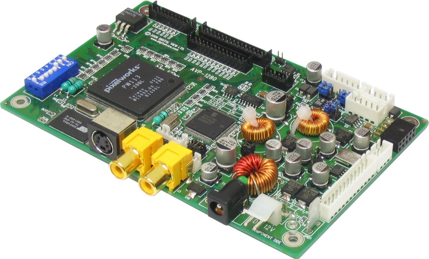 Digital View AVP-1280 LCD controller board