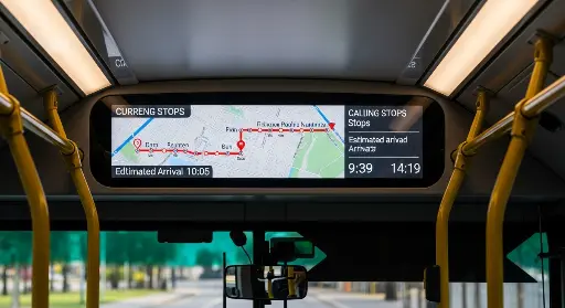 LCD controller boards for transportation display applications